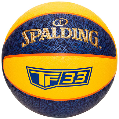 Мяч баск. SPALDING TF-33 р.6, 84352z, резина, сине-оранжевый