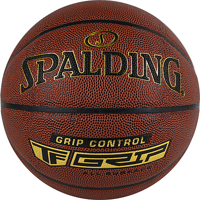 Мяч баск. SPALDING Grip Control 76875z,  р.7, композит. кожа (ПУ) коричневый