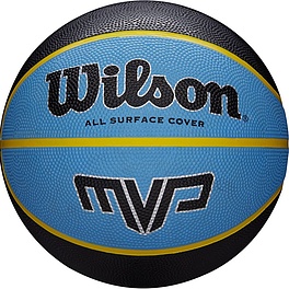 Мяч баск. WILSON MVP, WTB9019XB07, р.7, резина, бутил.камера, сине-черный
