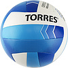 Мяч вол. TORRES Simple Color, V32115, р.5, синт.кожа (ТПУ), маш. сшивка, бут.камера,бел-гол-син