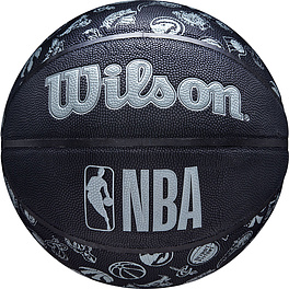 Мяч баск. WILSON NBA All Team, WTB1300XBNBA р.7, PU, бутил. камера, черный