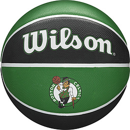 Мяч баск. WILSON NBA Team Tribute Boston Celtics, WTB1300XBBOS, р.7, резина, бут. кам, зел-черн