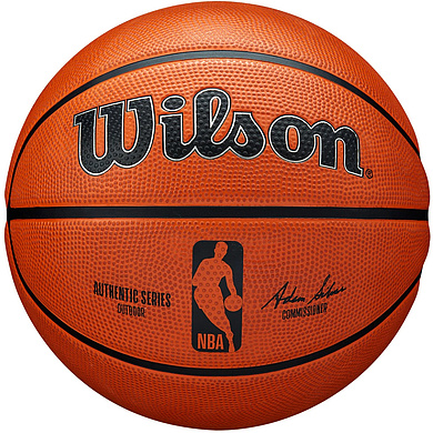 Мяч баск. WILSON NBA Authentic, WTB7300XB05, р.5, резина, оранжевый